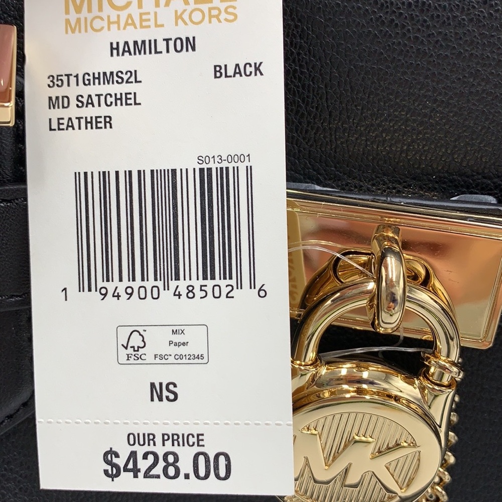 Michael Kors Hamilton Meidum Satchel Shoulder Crossbody - Picture 15 of 16
